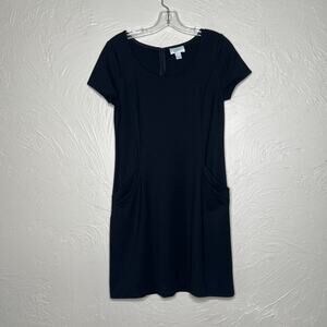 Loft Black Dress with Pockets - Size 8